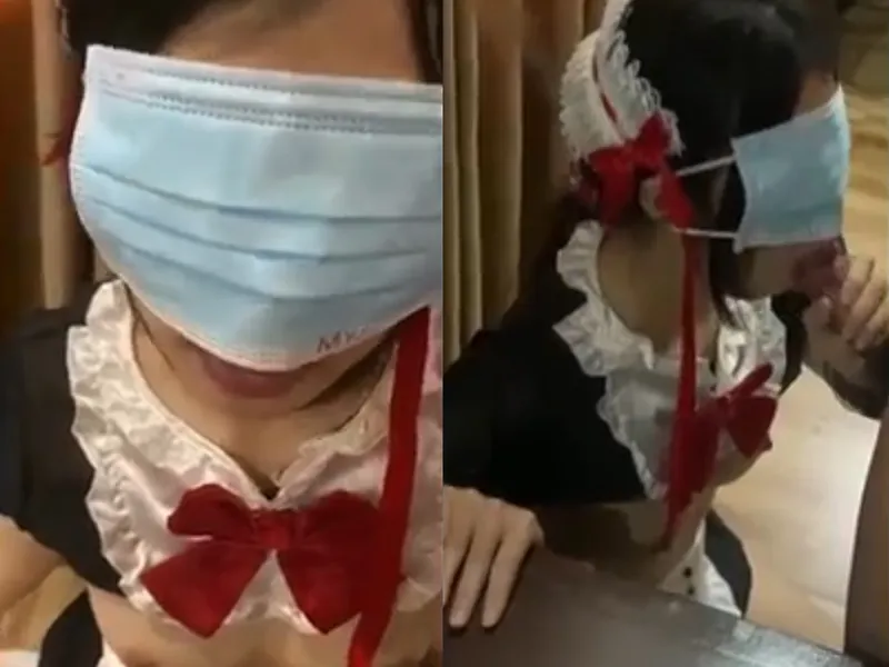 Em người yêu việt dâm cosplay nô lệ tình dục liếm bú con củ khoải điêu luyện